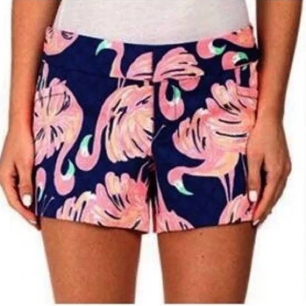 Lilly Pulitzer Ellie Shorts Resort Navy - Gimme Some Leg - Size US 0